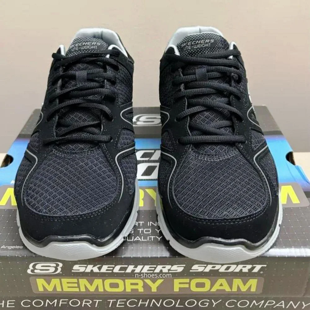 Чоловічі чорні кросівки Skechers Flash Point 58350 BKGY 5653