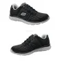 Чоловічі чорні кросівки Skechers Flash Point 58350 BKGY 5653