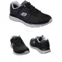 Чоловічі чорні кросівки Skechers Flash Point 58350 BKGY 5653