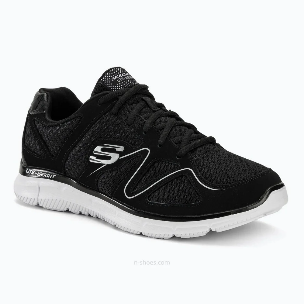 Чоловічі чорні кросівки Skechers Flash Point 58350 BKGY 5653