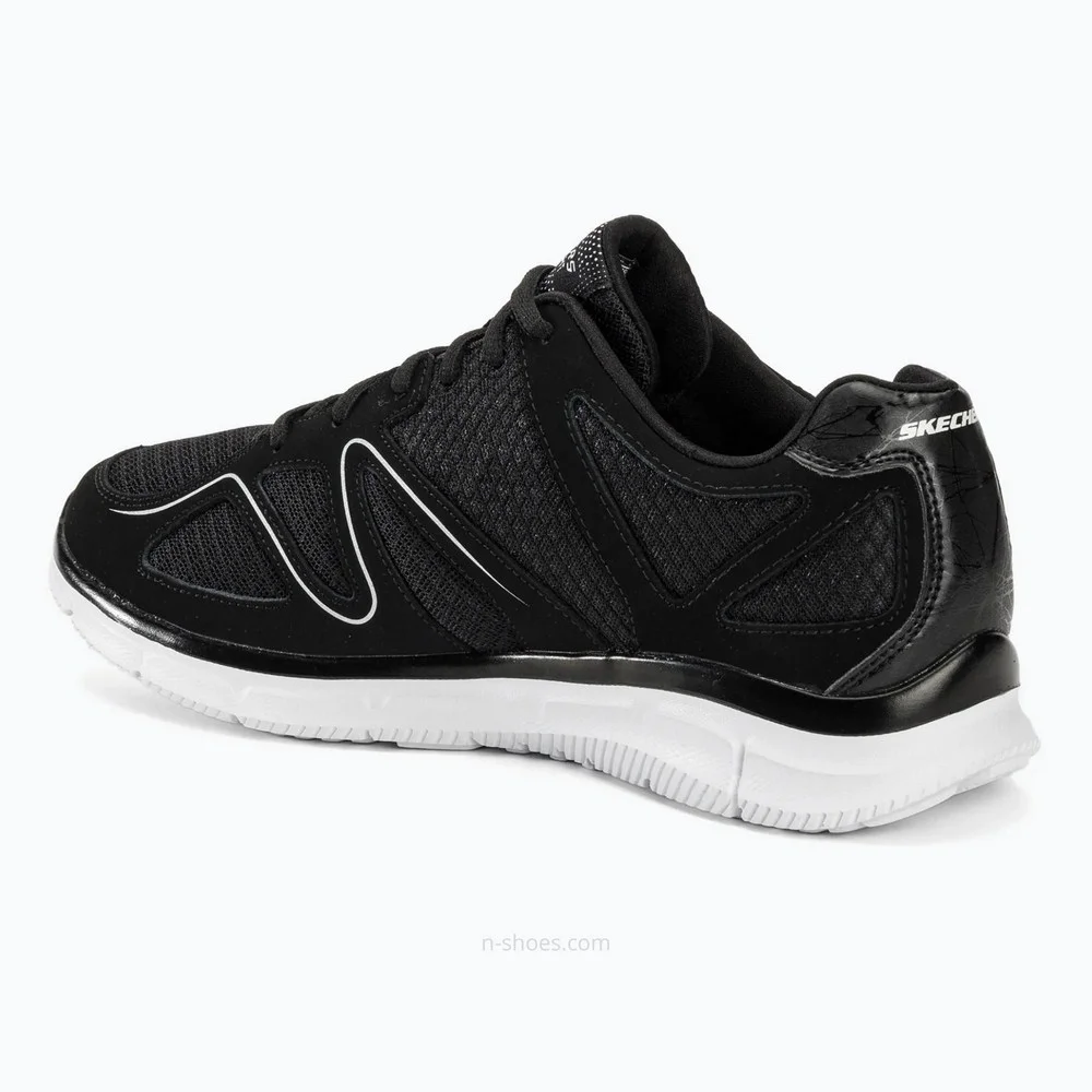 Чоловічі чорні кросівки Skechers Flash Point 58350 BKGY 5653