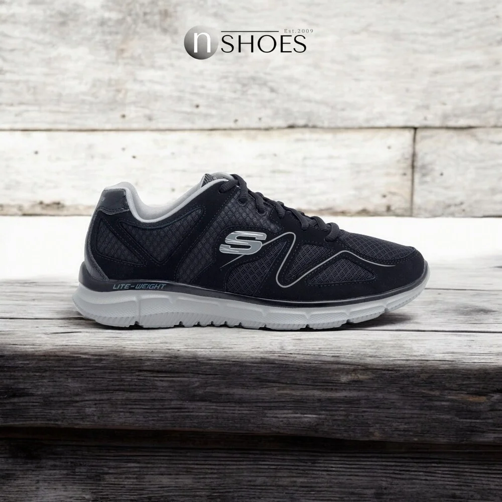 Чоловічі чорні кросівки Skechers Flash Point 58350 BKGY 5653