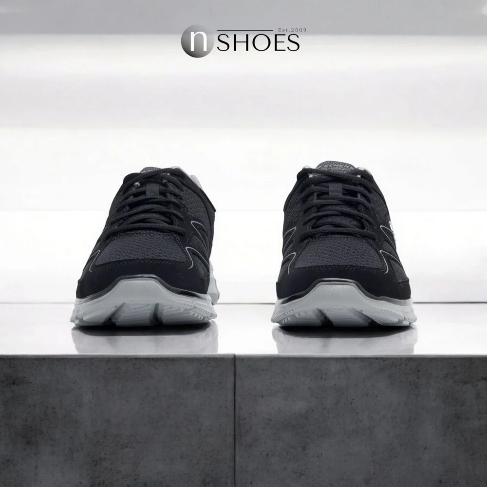 Чоловічі чорні кросівки Skechers Flash Point 58350 BKGY 5653