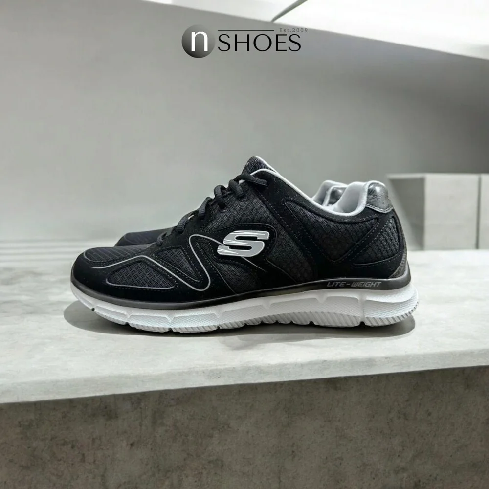Чоловічі чорні кросівки Skechers Flash Point 58350 BKGY 5653