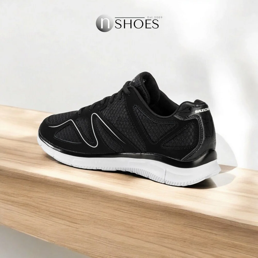 Чоловічі чорні кросівки Skechers Flash Point 58350 BKGY 5653