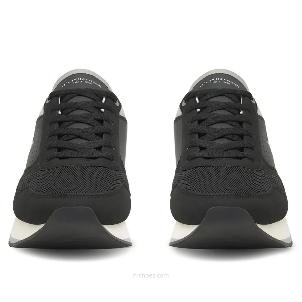Чоловічі елітні чорні кросівки U.S. POLO ASSN. NOBIL003G 5656
