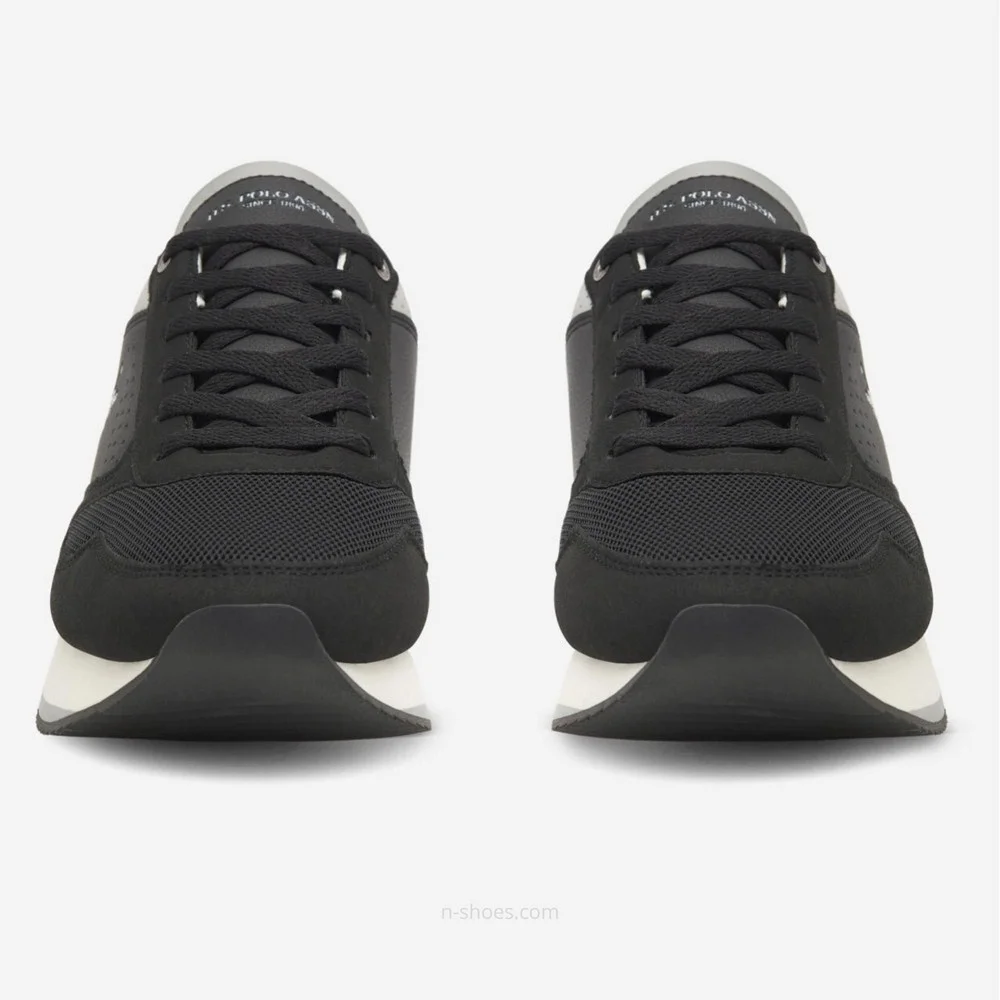 Чоловічі елітні чорні кросівки U.S. POLO ASSN. NOBIL003G 5656