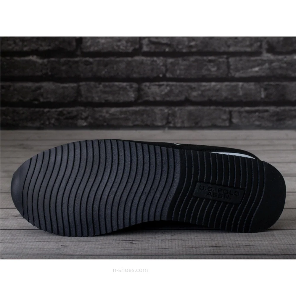 Чоловічі елітні чорні кросівки U.S. POLO ASSN. NOBIL003G 5656