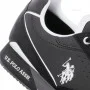 Чоловічі елітні чорні кросівки U.S. POLO ASSN. NOBIL003G 5656