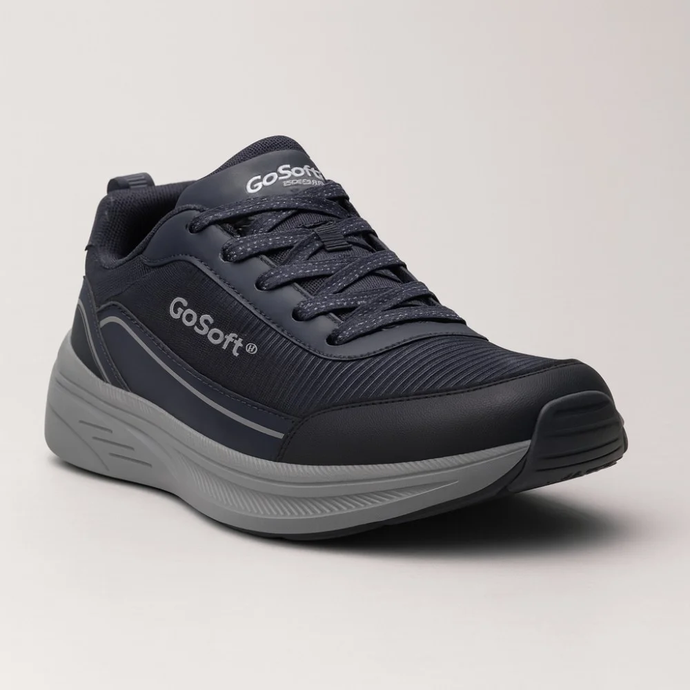Men’s Blue Water-Resistant Go Soft Sneakers for Everyday Wear model 5657