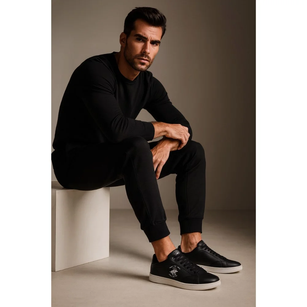 Men’s Black Sneakers Beverly Hills Polo Club MYL-CE23388A