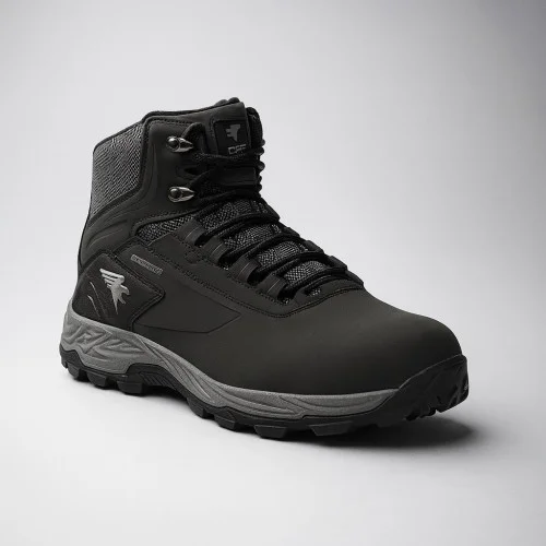 Men's black trekking boots Joma Tk.Angara Men 2201 TKANGW2201 genuine leather 5674