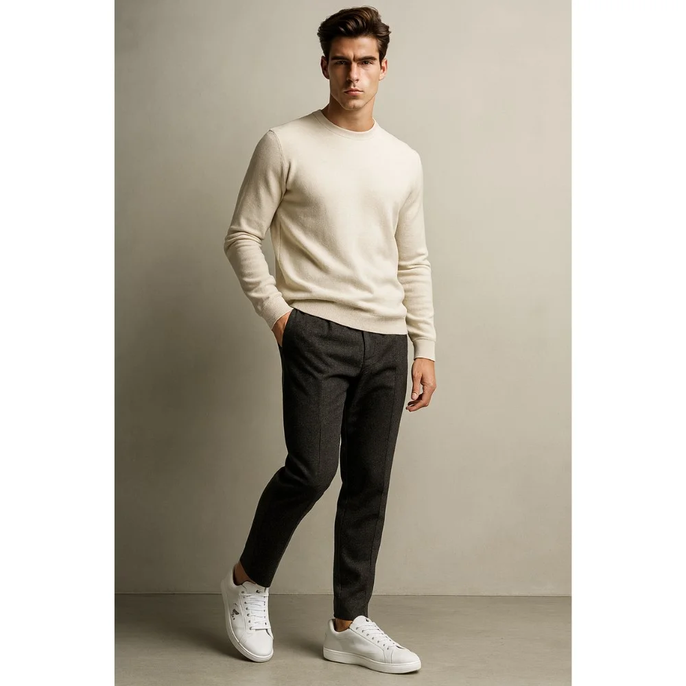 Мужские белые кеды Beverly Hills Polo Club MYL-CE23388A