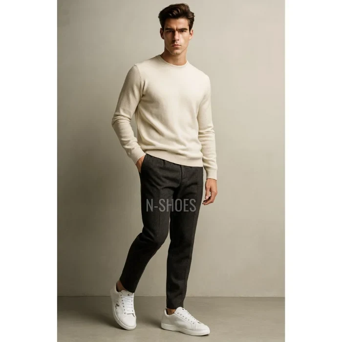 Мужские белые кеды Beverly Hills Polo Club MYL-CE23388A