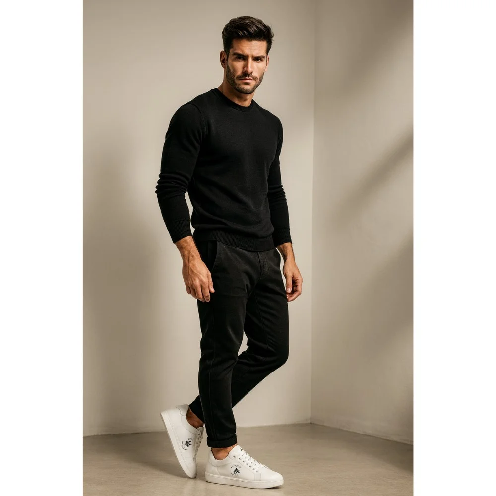 Мужские белые кеды Beverly Hills Polo Club MYL-CE23388A