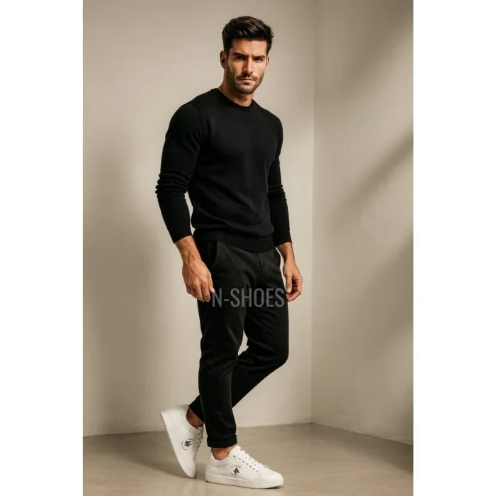 Мужские белые кеды Beverly Hills Polo Club MYL-CE23388A