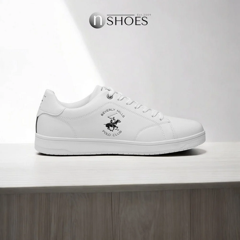 Мужские белые кеды Beverly Hills Polo Club MYL-CE23388A