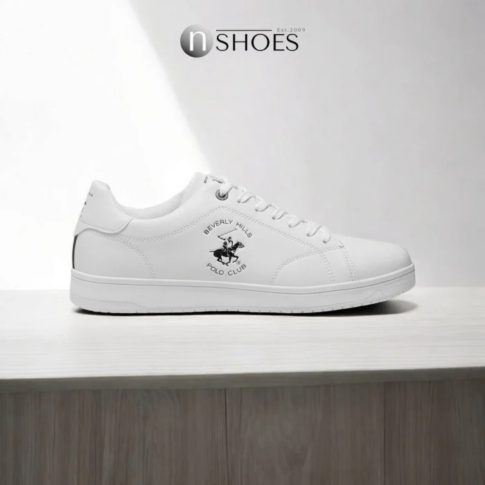 Мужские белые кеды Beverly Hills Polo Club MYL-CE23388A