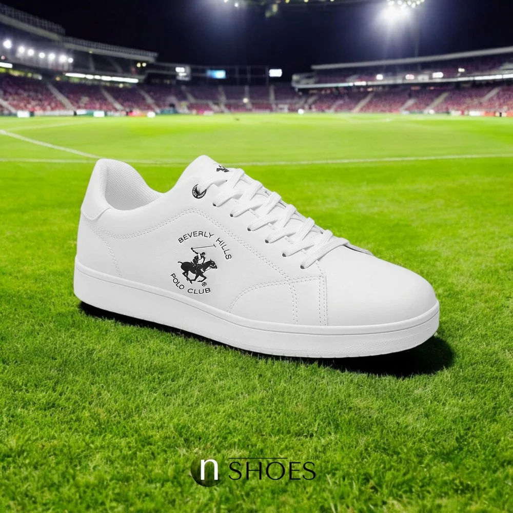 Мужские белые кеды Beverly Hills Polo Club MYL-CE23388A
