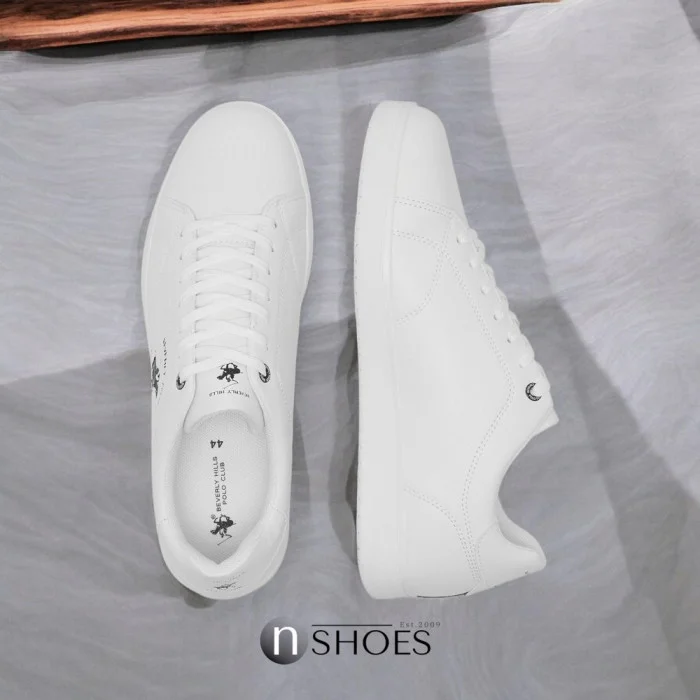 Мужские белые кеды Beverly Hills Polo Club MYL-CE23388A