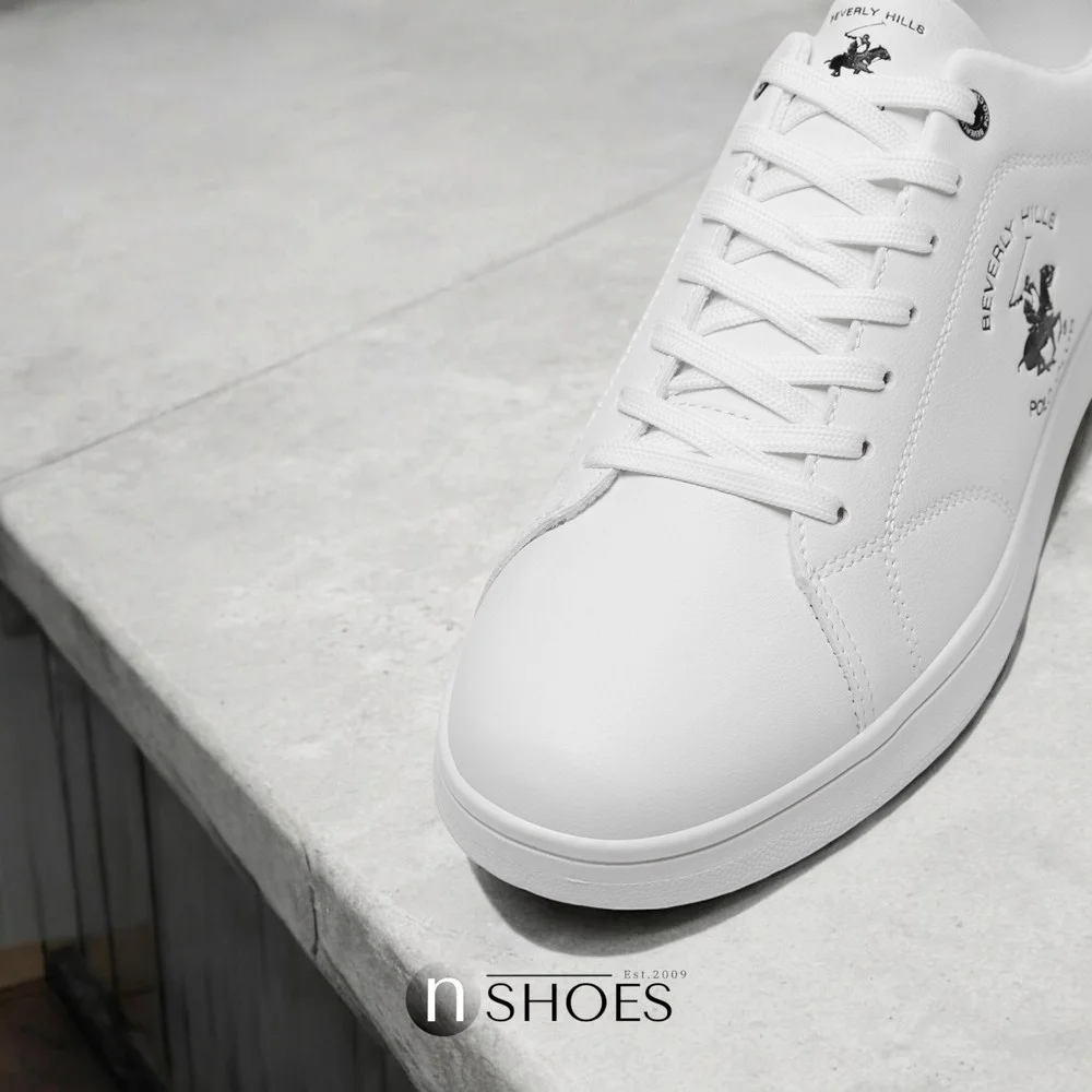 Мужские белые кеды Beverly Hills Polo Club MYL-CE23388A