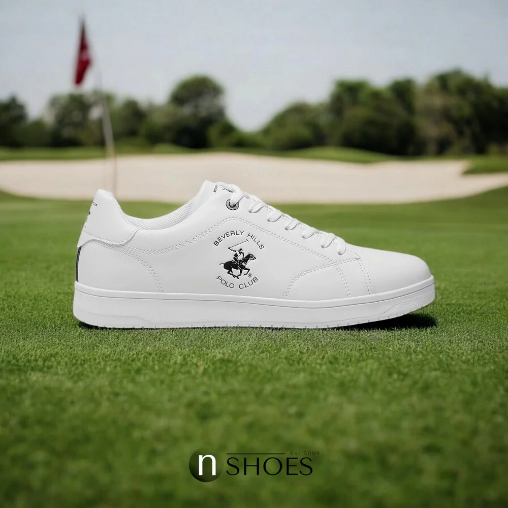 Мужские белые кеды Beverly Hills Polo Club MYL-CE23388A