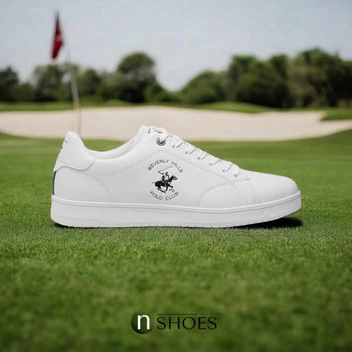 Мужские белые кеды Beverly Hills Polo Club MYL-CE23388A