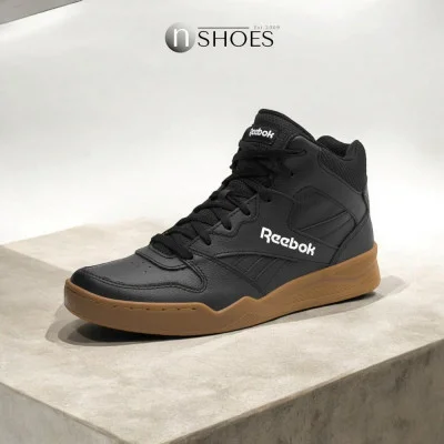 Мужские кожаные черные ботинки высокие кроссовки Reebok BB4500 Hi 2.0 100033908 Men's Lifestyle 5684