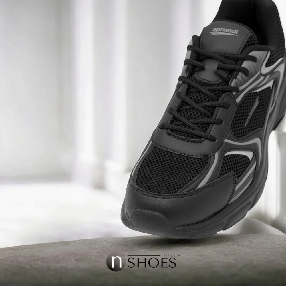 Men’s Black Sneakers Sprandi MP40-23404Z 5693 New Balance Style