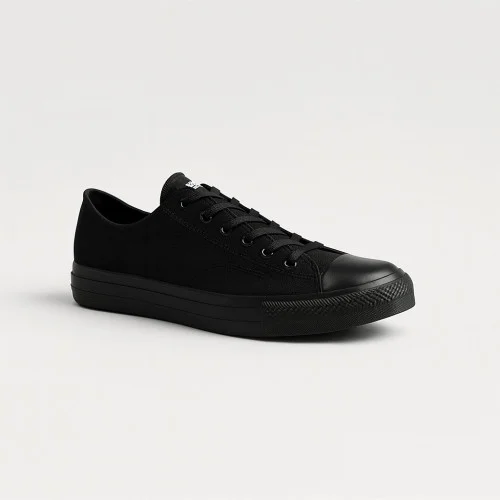 Чоловічі чорні низькі кеди Sprandi YL201401 5696 у стилі Converse Chuck Taylor All Star Ox Black Чоловічі чорні низькі кеди Sprandi YL201401 5696 у стилі Converse Chuck Taylor All Star Ox Black