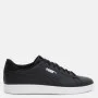 Мужские кроссовки Puma Smash 3.0 L из натуральной кожи чёрные модель 5702