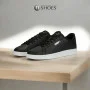 Мужские кроссовки Puma Smash 3.0 L из натуральной кожи чёрные модель 5702