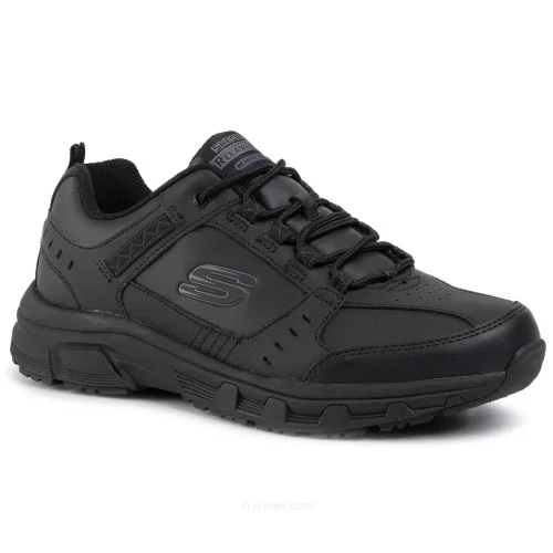 Men's black leather sneakers Skechers Redwick 51896/BBK 5719 made of genuine leather from the American brand Men's black leather sneakers Skechers Redwick 51896/BBK 5719 made of genuine leather from the American brand