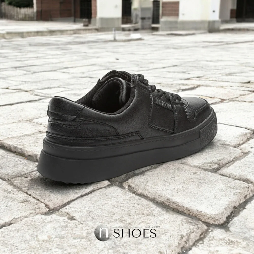 Мужские кожаные демисезонные кроссовки KEDDO (Великобритания) модель 5723