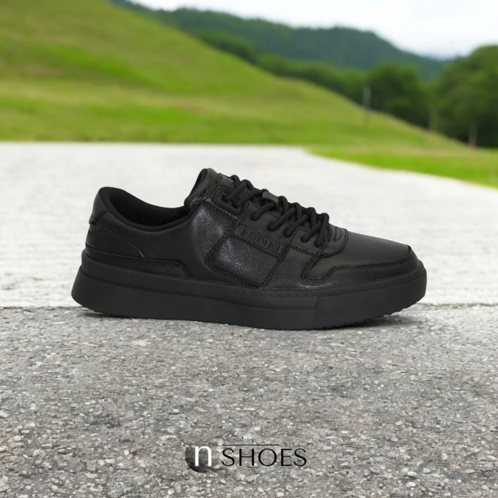 Мужские кожаные демисезонные кроссовки KEDDO (Великобритания) модель 5723