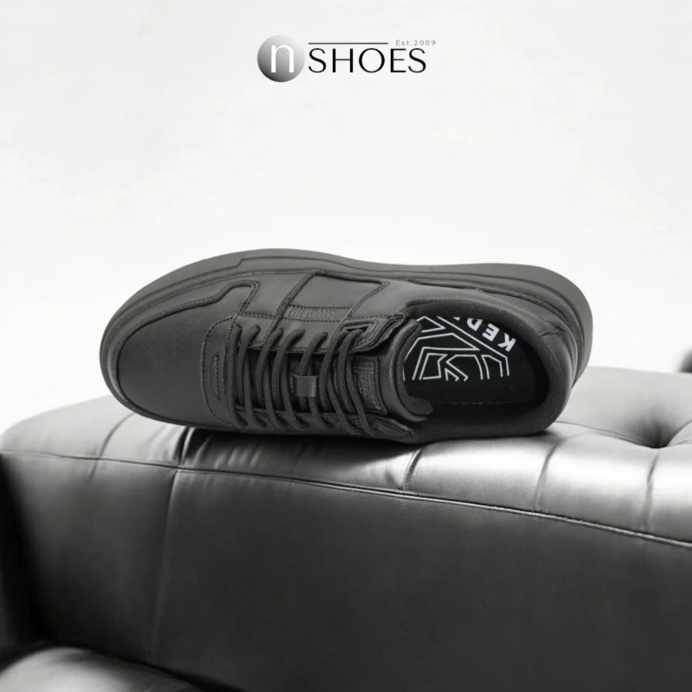 Мужские кожаные демисезонные кроссовки KEDDO (Великобритания) модель 5723