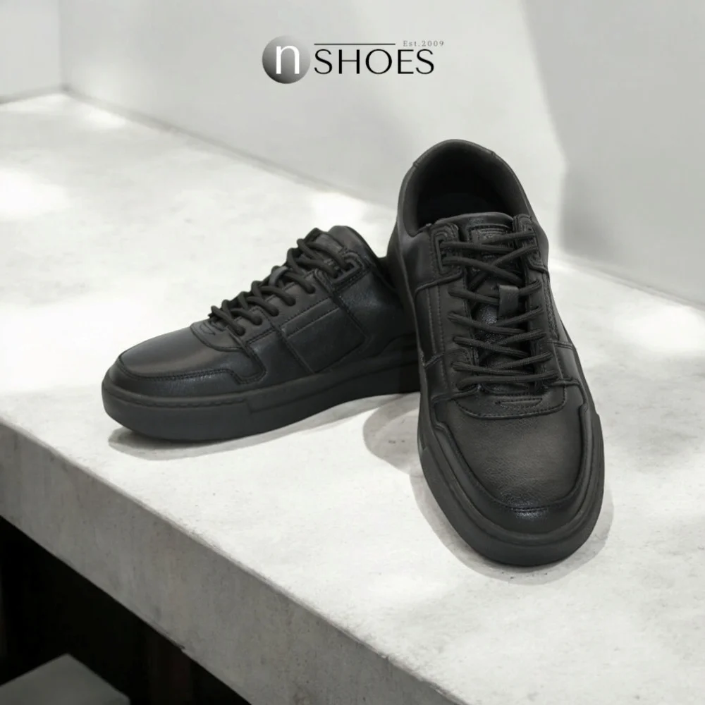 Мужские кожаные демисезонные кроссовки KEDDO (Великобритания) модель 5723