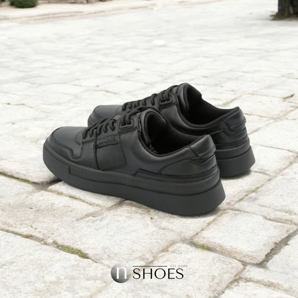 Мужские кожаные демисезонные кроссовки KEDDO (Великобритания) модель 5723