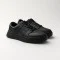 Men's black leather demi-season sneakers KEDDO 848150-06-01 5723 made of genuine leather from the British brand in the style of BOSS Gary