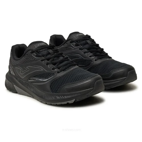 Men's black sneakers Joma Vitaly RVITAW2421 5731 light, comfortable and breathable for running and sports from the Spanish brand Men's black sneakers Joma Vitaly RVITAW2421 5731 light, comfortable and breathable for running and sports from the Spanish brand