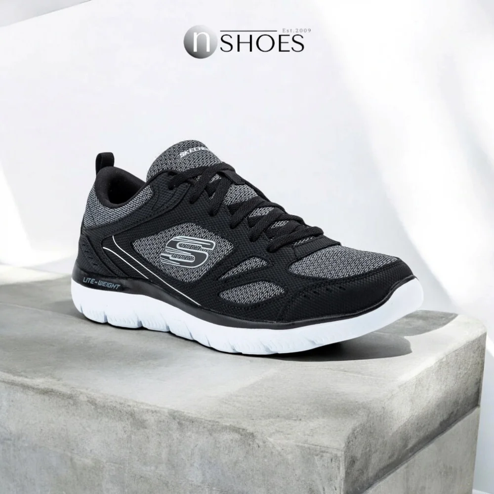 Мужские черные кроссовки Skechers South Rim 52812 BKW модель 5758