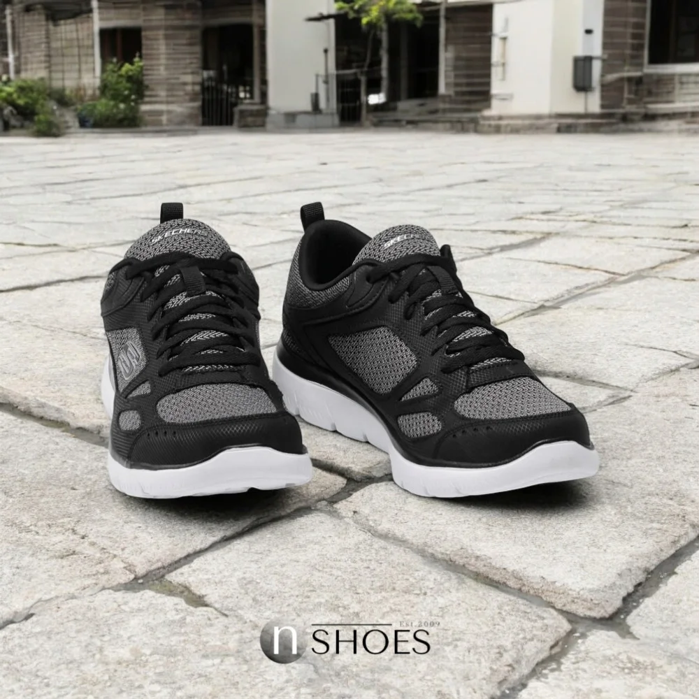 Мужские черные кроссовки Skechers South Rim 52812 BKW модель 5758