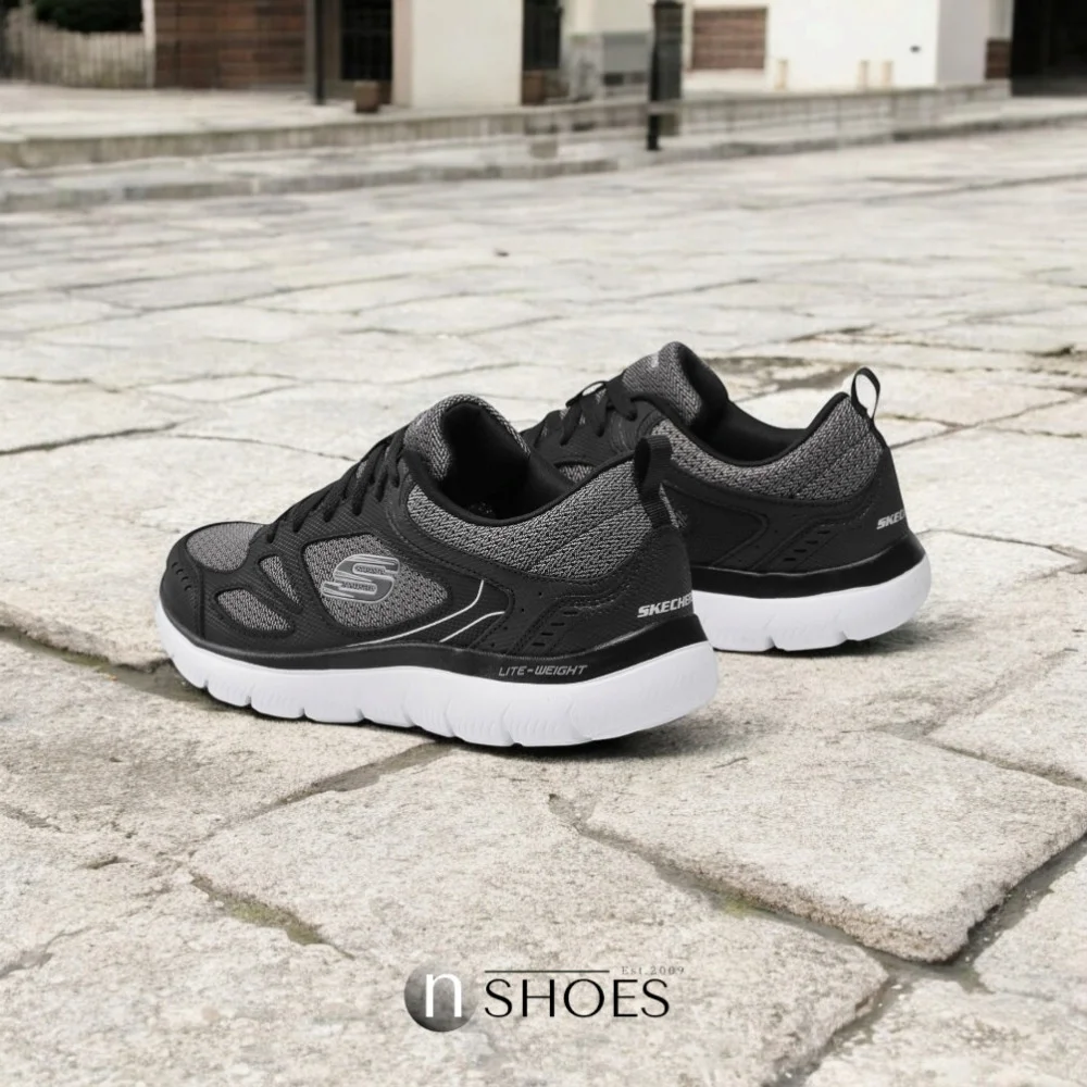 Мужские черные кроссовки Skechers South Rim 52812 BKW модель 5758