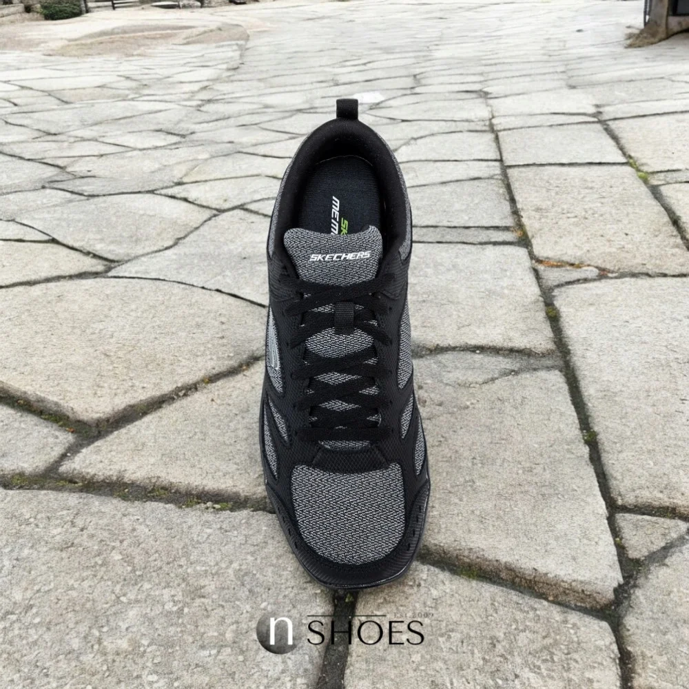 Мужские черные кроссовки Skechers South Rim 52812 BKW модель 5758