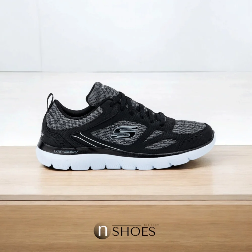 Мужские черные кроссовки Skechers South Rim 52812 BKW модель 5758