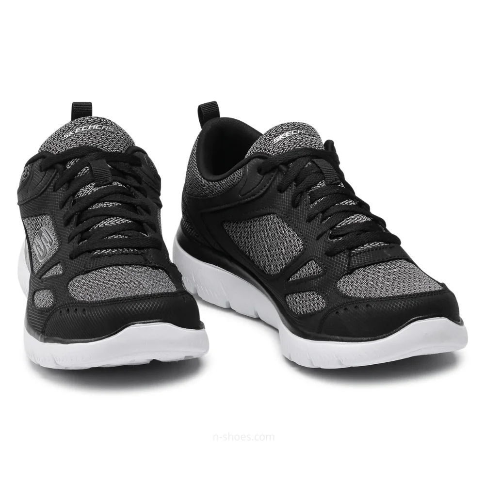 Мужские черные кроссовки Skechers South Rim 52812 BKW модель 5758