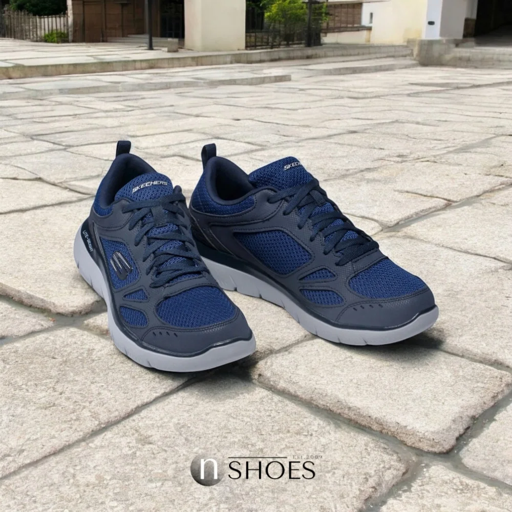 Men’s Blue Sneakers Skechers South Rim 52812 NVY 5759