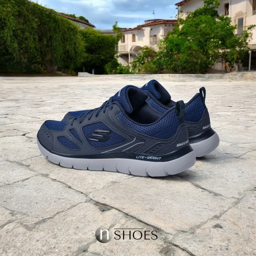 Men’s Blue Sneakers Skechers South Rim 52812 NVY 5759