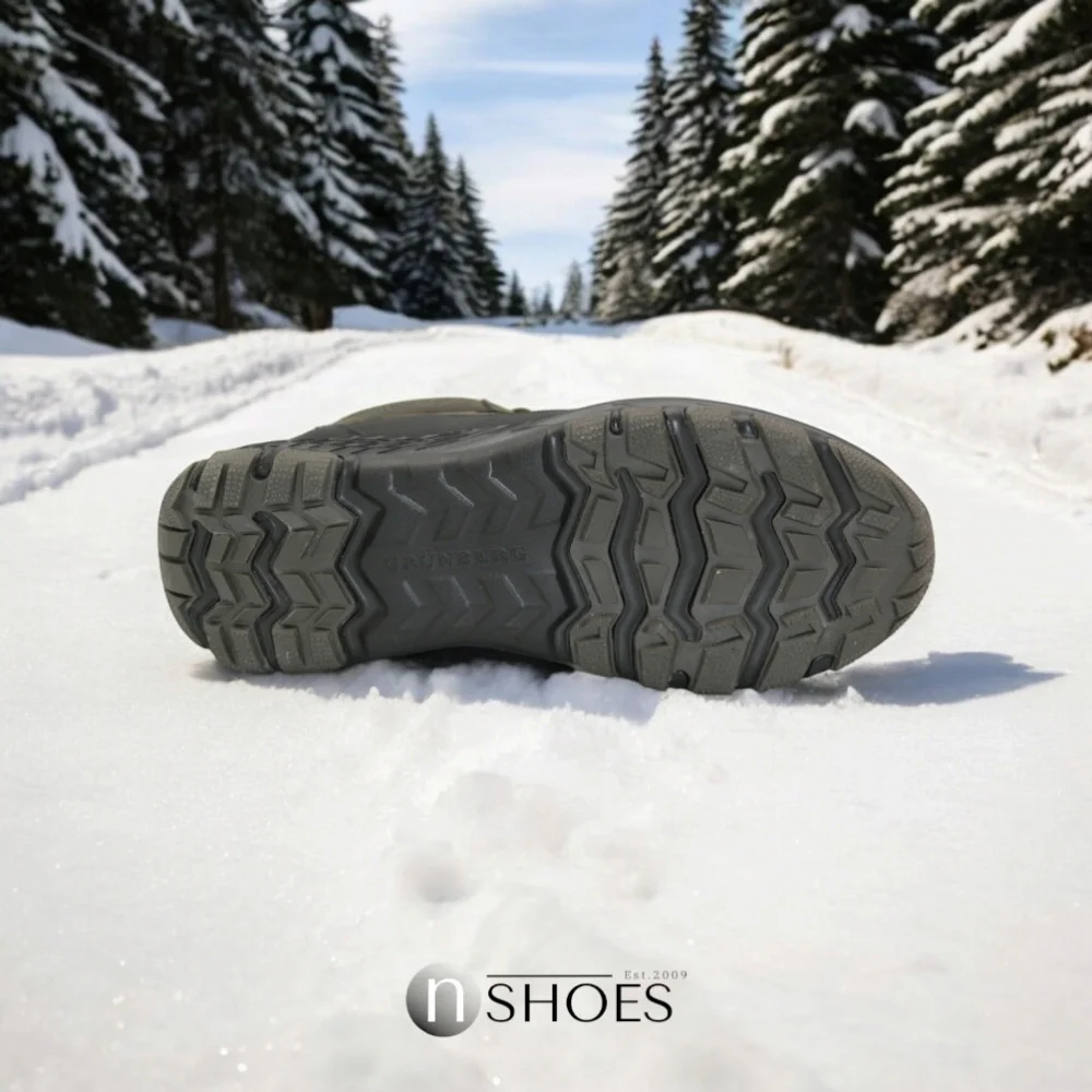 Чоловічі зимові хакі черевики GRUNBERG (Італія) модель 5762