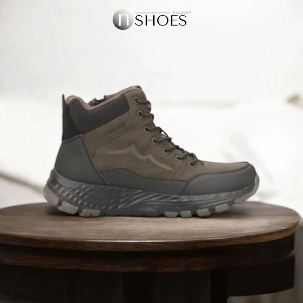 Чоловічі зимові хакі черевики GRUNBERG (Італія) модель 5762